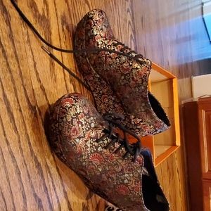 Unique fabric heels